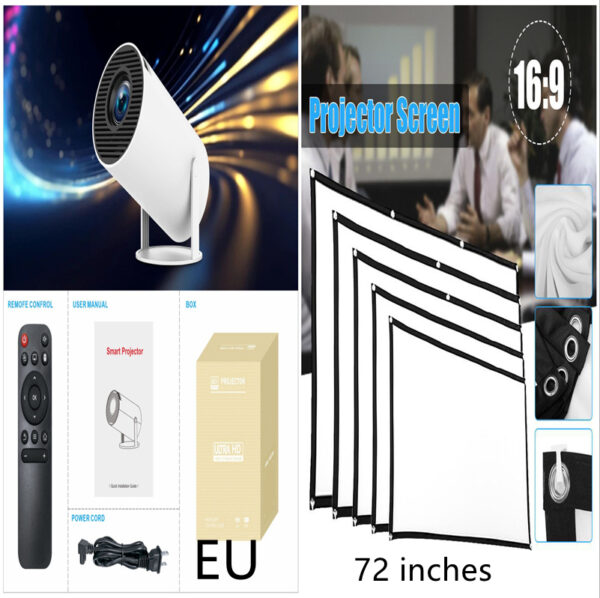HY300 Pro Projector Home Theater Entertainment Portable Small Projector - Image 36