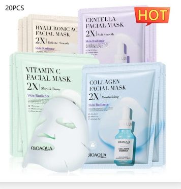 Collagen Face Mask Moisturizing Firming Face Sheet Mask Hyaluronic Acid Facial Masks Beauty Skin Care Gel Skin Care - Image 28