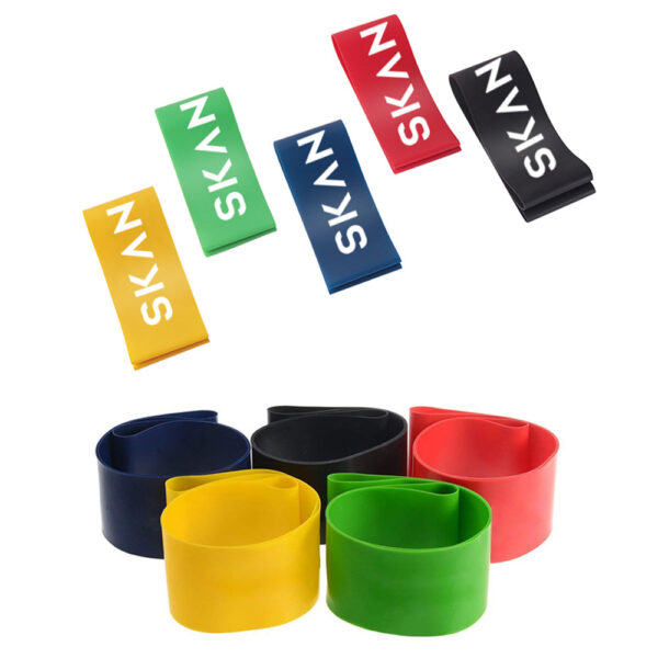 5 Level Resistance Rubber Bands Yoga Training Elastic Bands - Image 18