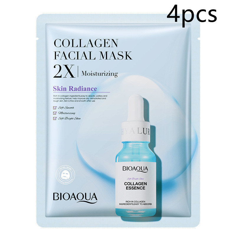 Collagen Face Mask Moisturizing Firming Face Sheet Mask Hyaluronic Acid Facial Masks Beauty Skin Care Gel Skin Care - Image 19