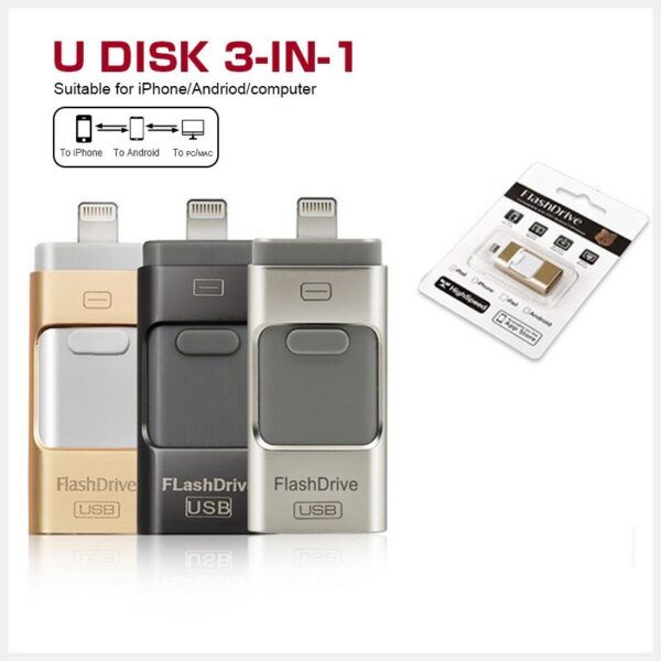 Three In One OTG USB Flash Disk For Computer And Mobile Phone - Image 14