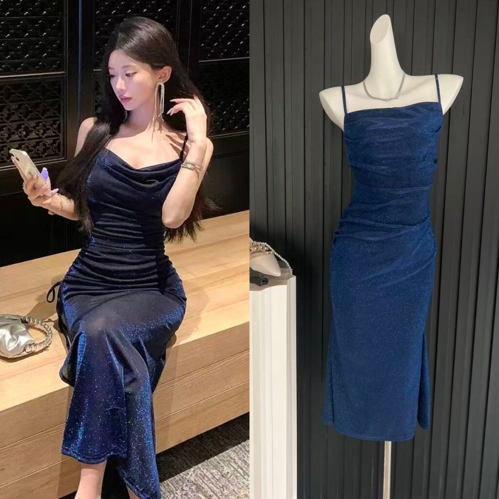Spring New Arrival Intellectual Chic Low-Neckline Dress