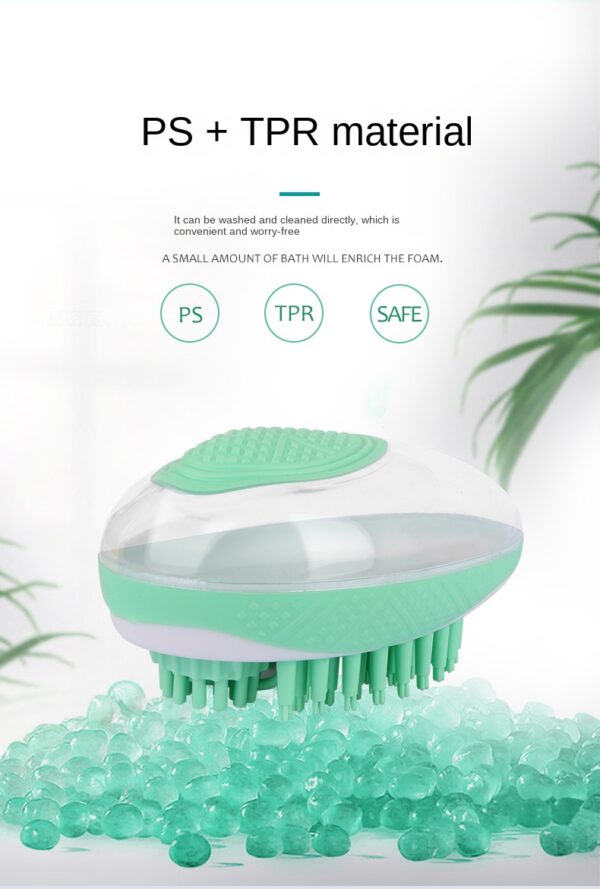 Dog Cat Bath Brush 2-in-1 Pet SPA Massage Comb Soft Silicone Pets Shower Hair Grooming Cmob Dog Cleaning Tool Pet Products - Image 19