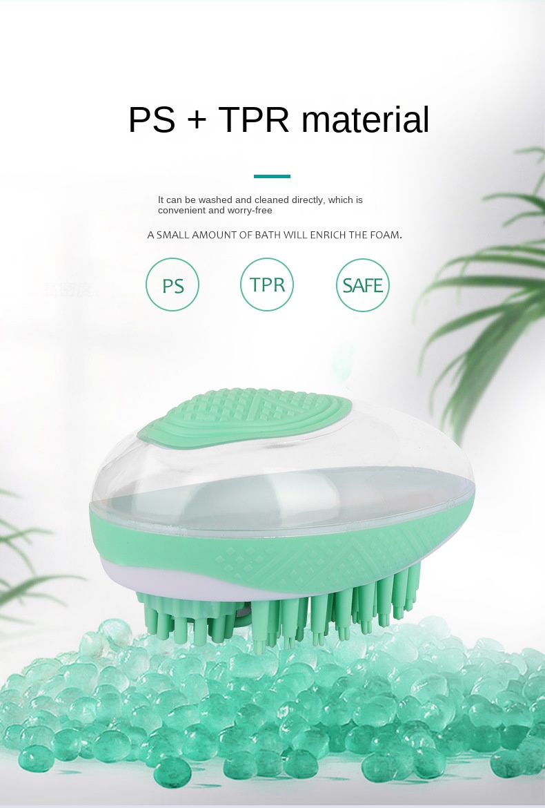 Dog Cat Bath Brush 2-in-1 Pet SPA Massage Comb Soft Silicone Pets Shower Hair Grooming Cmob Dog Cleaning Tool Pet Products - Image 19