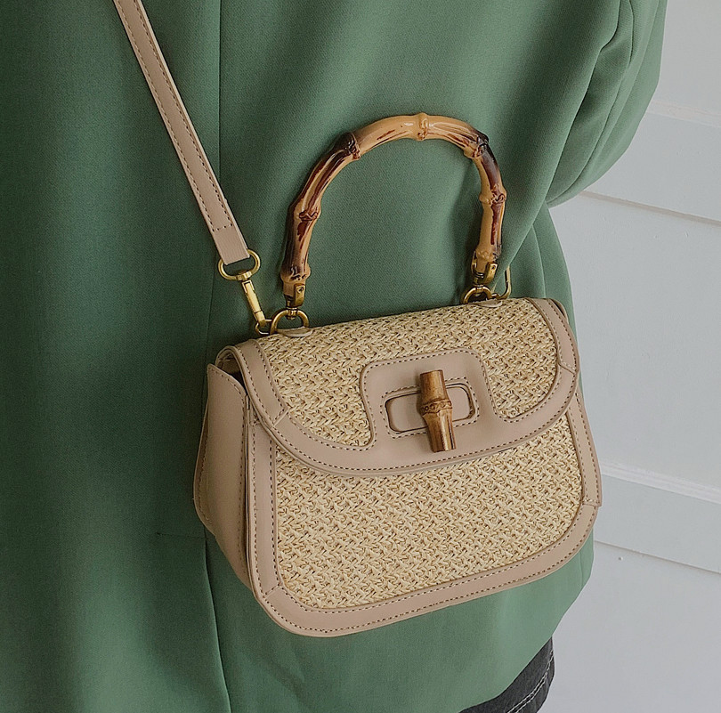 Fashion Messenger Bag Versatile Braided Handheld - Image 1