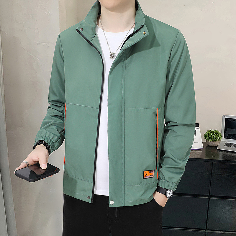 Casual Jacket With Stand Collar Autumn Style For Men - Image 1