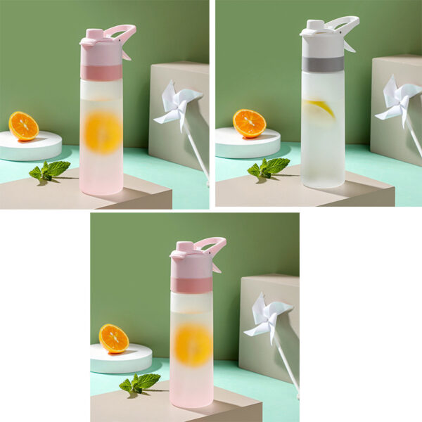 Spray Water Bottle For Girls Outdoor Sport Fitness Water Cup Large Capacity Spray Bottle Drinkware Travel Bottles Kitchen Gadgets - Image 36