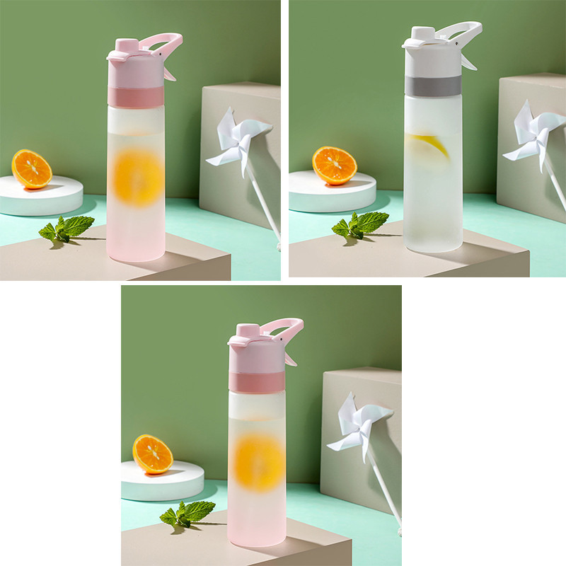 Spray Water Bottle For Girls Outdoor Sport Fitness Water Cup Large Capacity Spray Bottle Drinkware Travel Bottles Kitchen Gadgets - Image 36