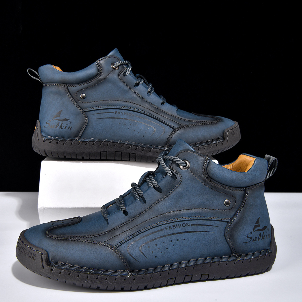 Plus-size Mens Fashion With Hand-stitched Soles - Image 14