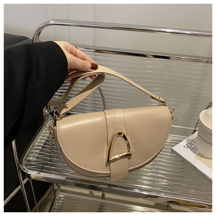 High-end, Fashionable Single-shoulder Bag Niche Saddle Bag