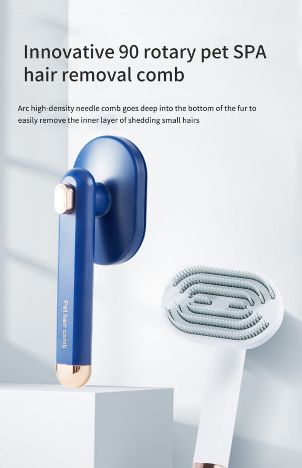 Pet Comb Cat Dog To Remove Floating Hair Pet Hair Brush Hair Removal Artifact Pet Grooming Brush Supplies Self Cleaning Comb Pet Products - Image 21