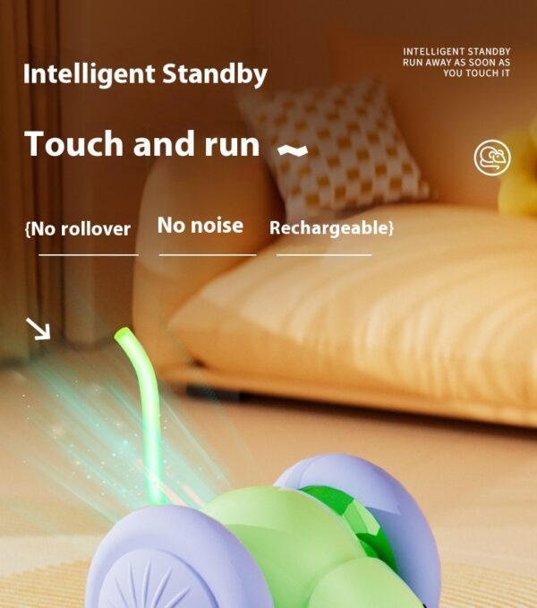 Pet Toys Interactive Cat Toy Electric Mouse Car - Automatic Teaser With Intelligent Obstacle Avoidance Pet Products - Image 29