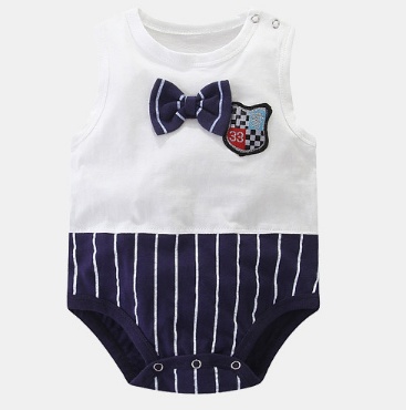Sleeveless Baby rompers clothes newborn baby clothes - Image 6