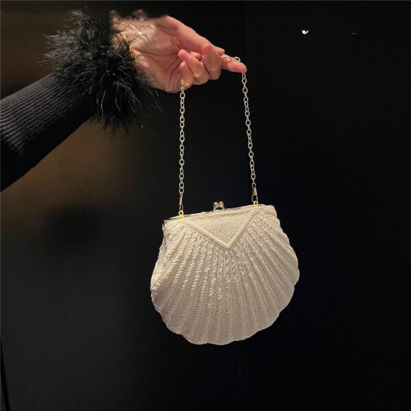Shell-shaped Crossbody Shoulder Tote Bag For Women - Image 2