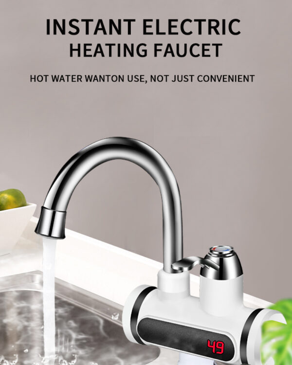 Kitchen Electric Water Tap  Water Heater Temperature Display Cold Heating Faucet Hot Water Faucet Heater - Image 8