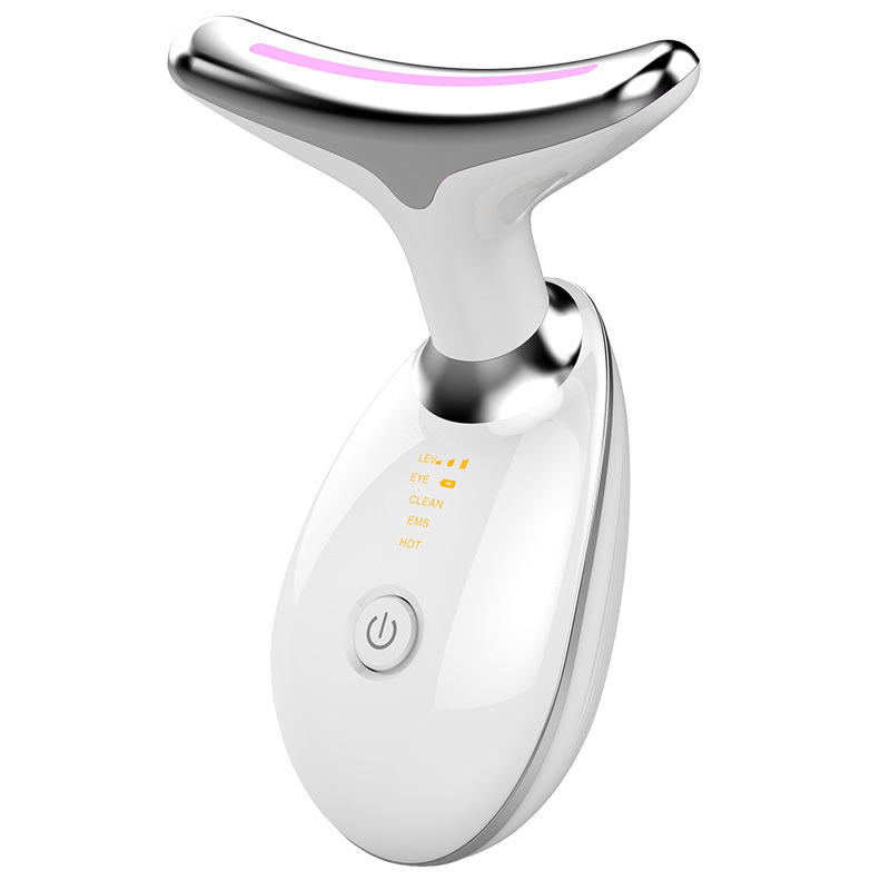 EMS Thermal Neck Lifting And Tighten Massager Electric Microcurrent Wrinkle Remover - Image 17