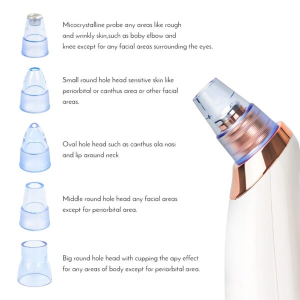 Blackhead instrument pore cleaner to blackhead artifact electric acne machine to blackhead - Image 6