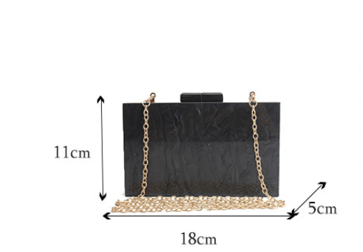 Women Handbags Marble Pattern Acrylic Bag Luxury Handbags Women Bags - Image 7