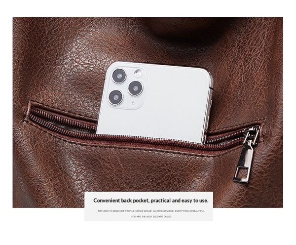 Crossbody Bag Handbag Style Vertical Square Shape - Image 15