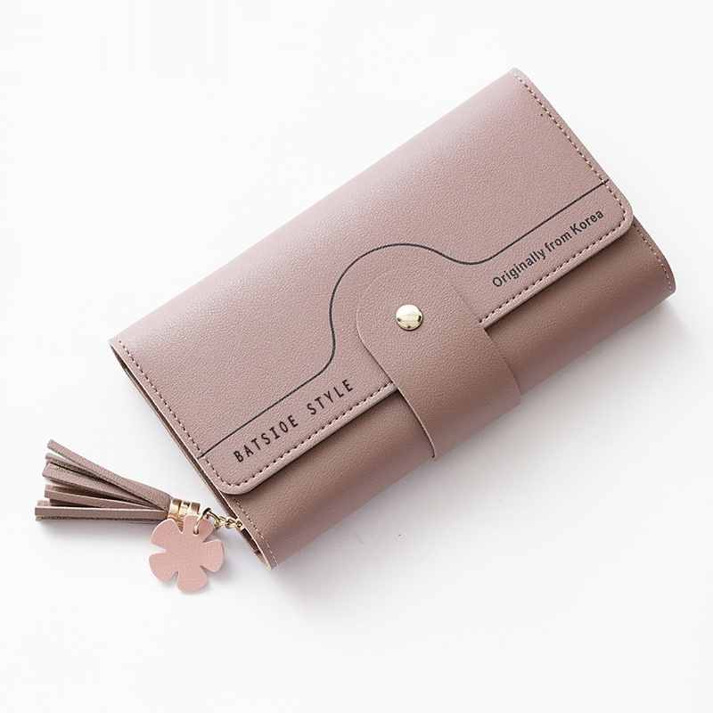 Geometric Letter Buckle Clutch Bag With Tassel And Petal Design For Young Women - Image 8