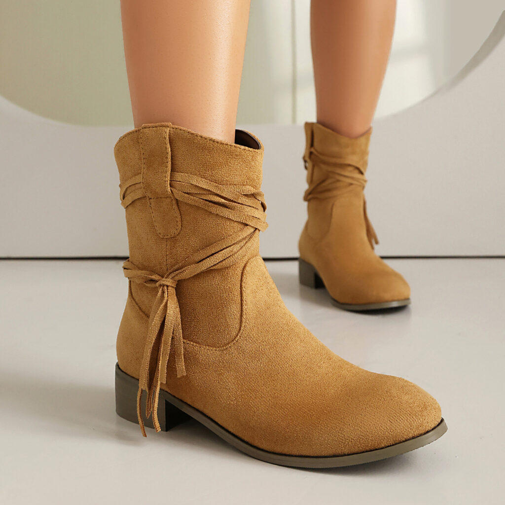 Tassel Women's Casual Ankle Boots