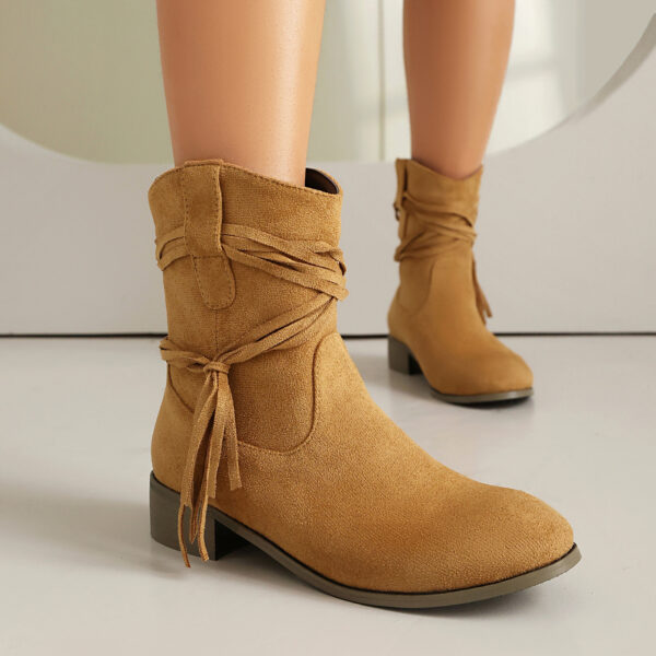 Tassel Women's Casual Ankle Boots - Image 20