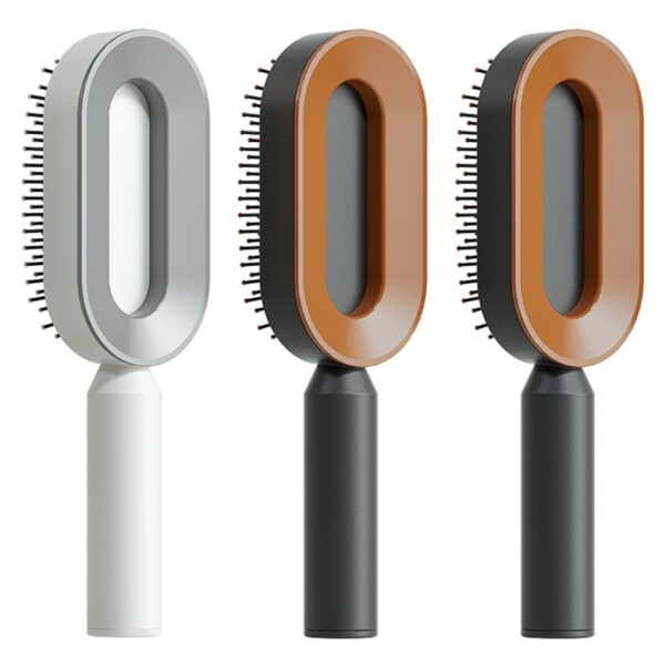 Self Cleaning Hair Brush For Women One-key Cleaning Hair Loss Airbag Massage Scalp Comb Anti-Static Hairbrush - Image 61
