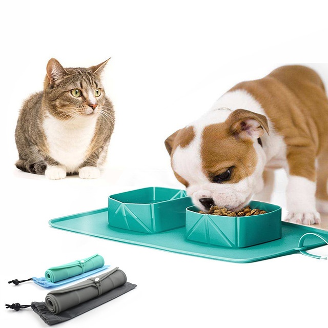 Pet Bowl Silicone Folding Pet Bowl - Image 1