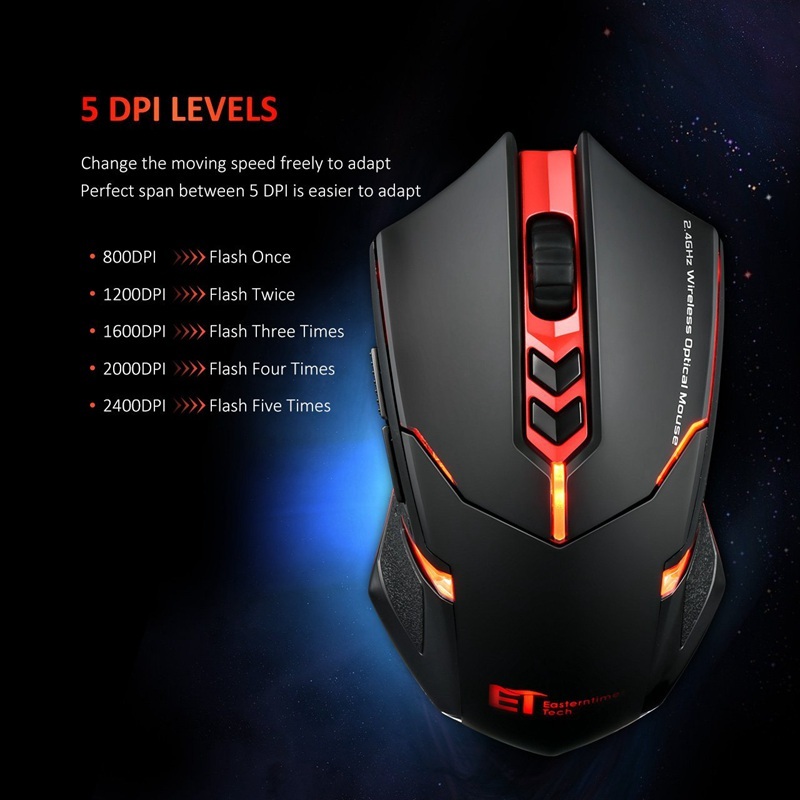 Power-Saving Silent Luminous Wireless Mouse - Image 9