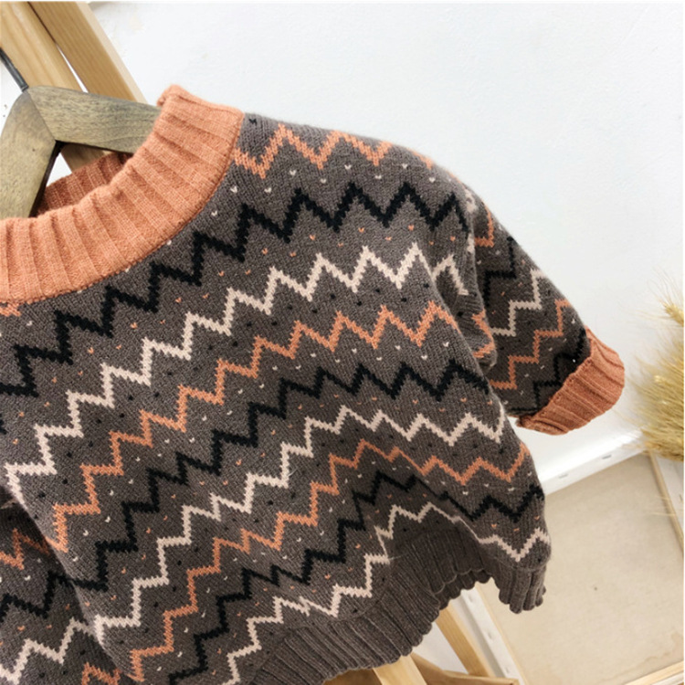 Korean Version Of Childrens Clothing Mens And Womens Baby Sweater - Image 7