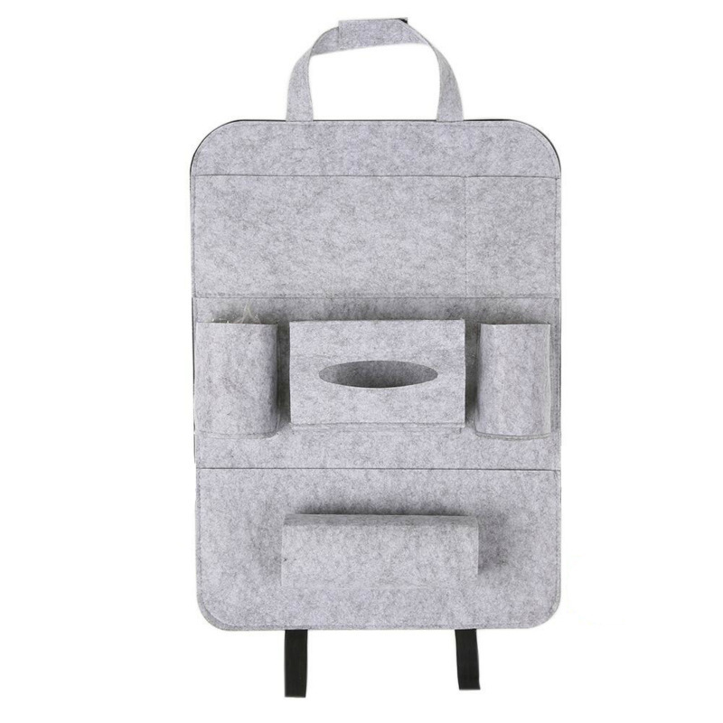 Auto Car Backseat Organizer Car-Styling Holder Multi-Pocket Seat Wool Felt Storage Multifunction Vehicle Accessories Bag - Image 18