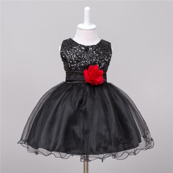 Baby Sequin Dress Flower Girl Wedding Princess Dress - Image 40