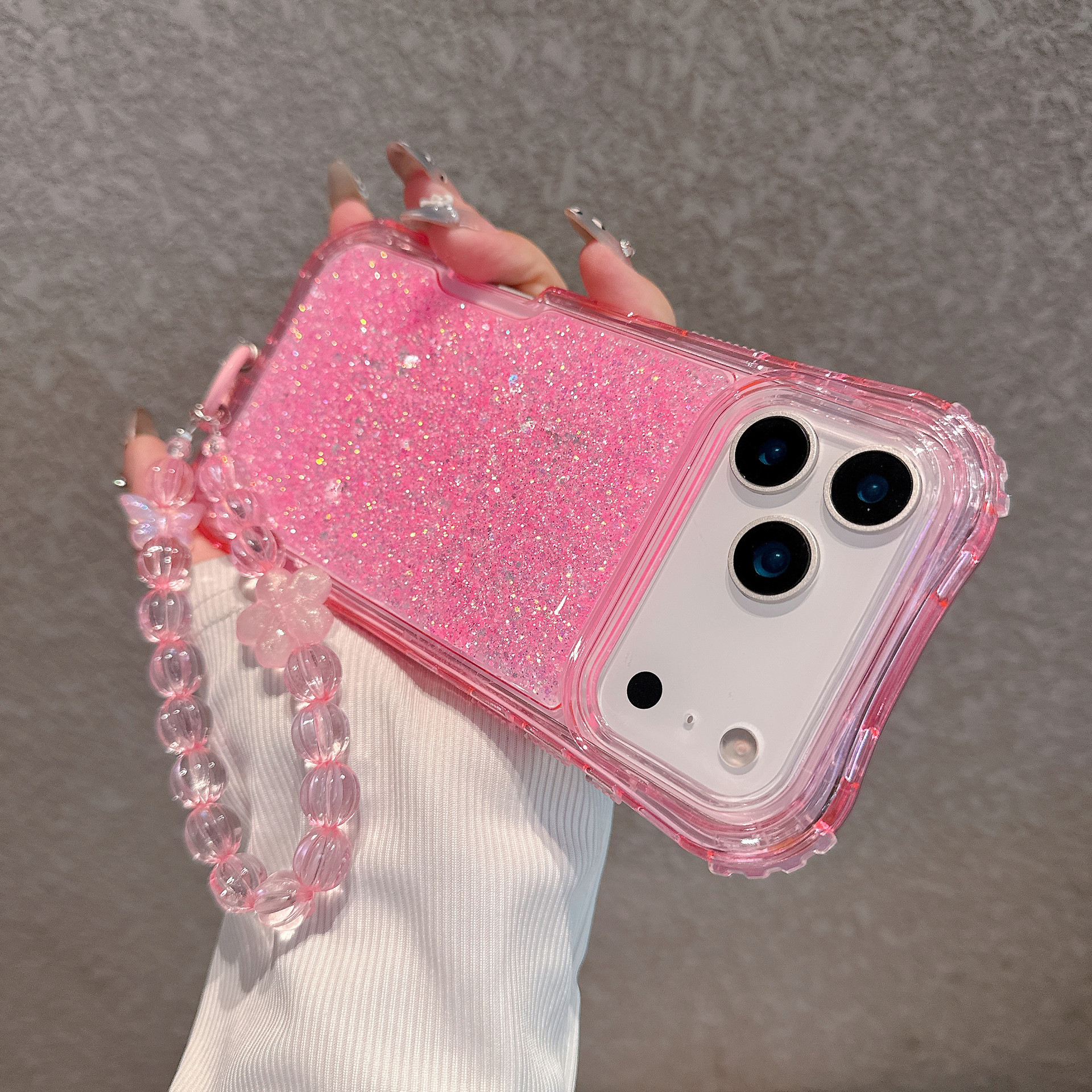South American-style Slimming Phone Case With 3-in-1 Glitter Epoxy Drop-proof Design And A Matching Bracelet - Image 36
