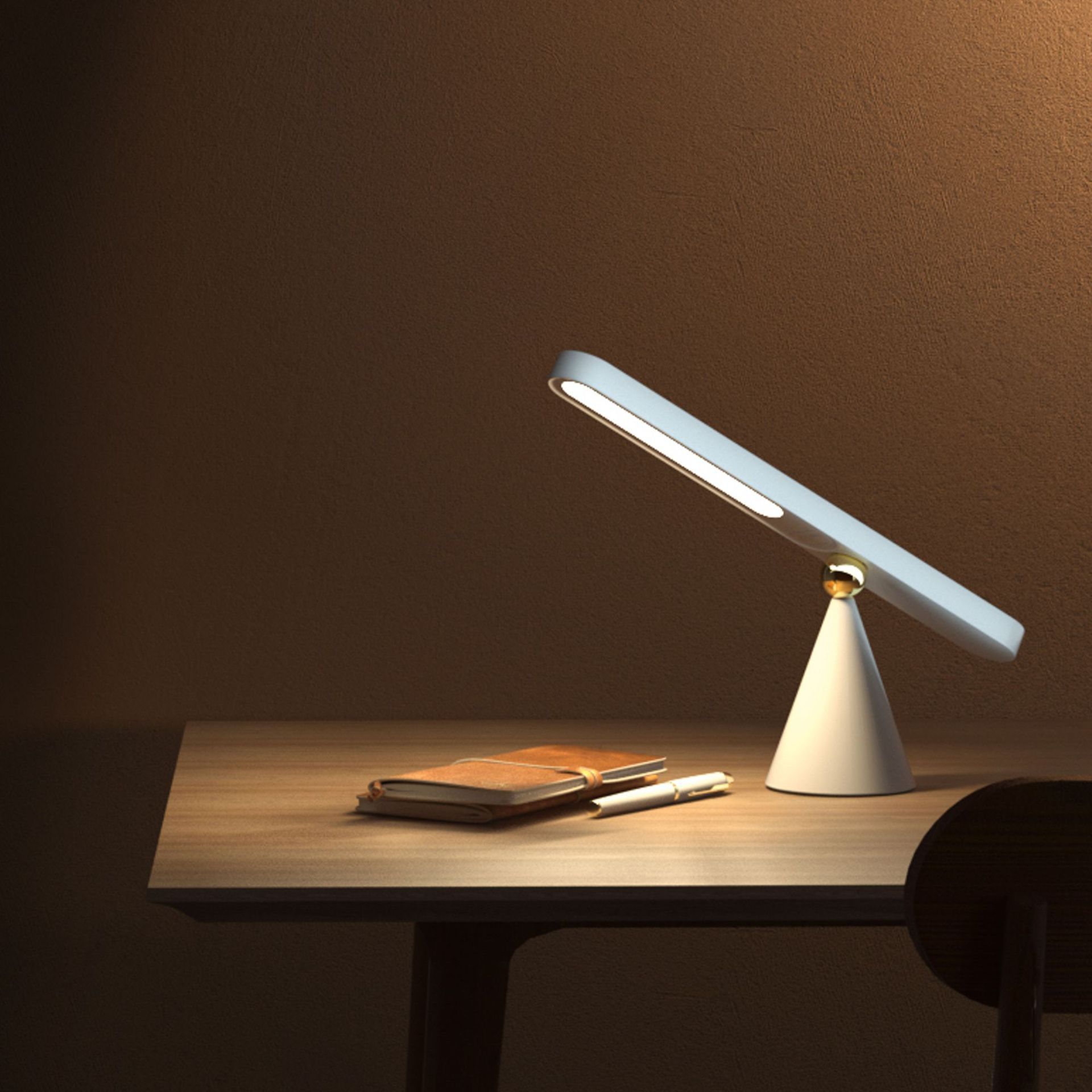 Reading Table Lamp Creative Geometric Desk Lamp Wireless Wall Lamp Multifunctional Magnetic Suction Small Night Light - Image 10