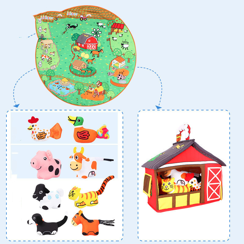 Baby Play Blanket Early Education Animal Toys - Image 4