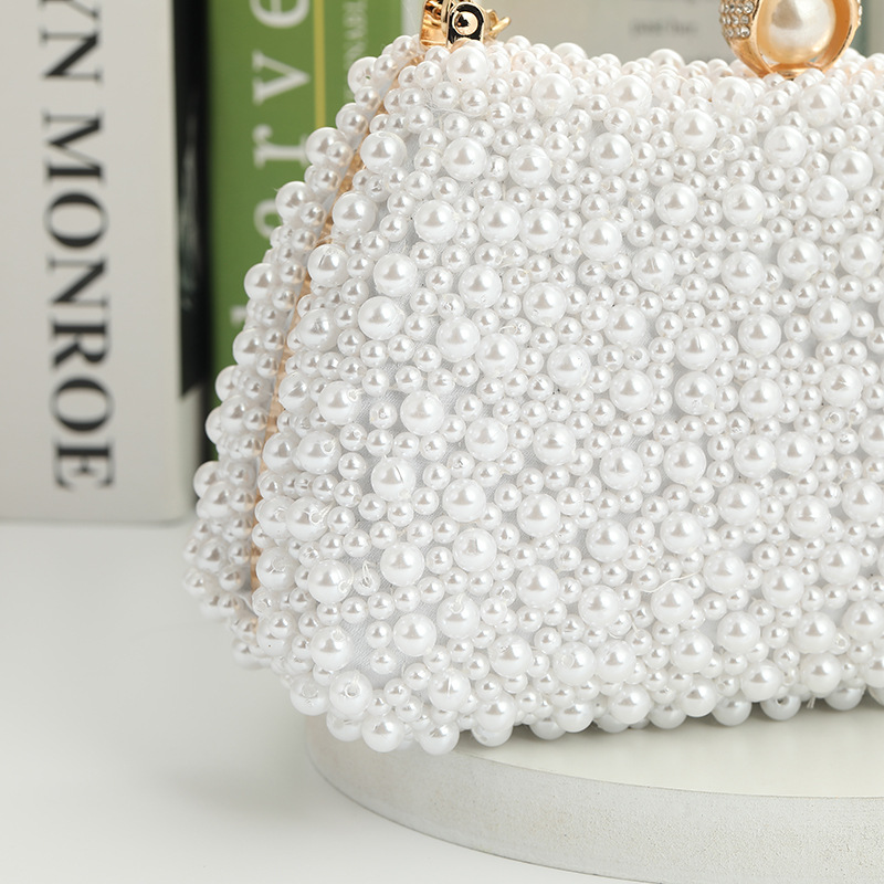 Pearl Handheld Dinner Handheld Handle Shoulder Bag