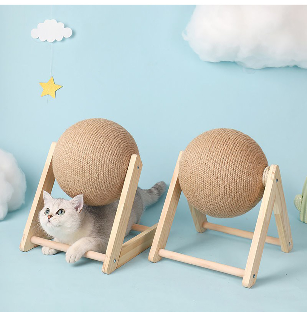 Professional Vertical Cat Toy Sisal Cat Catching Ball - Image 5