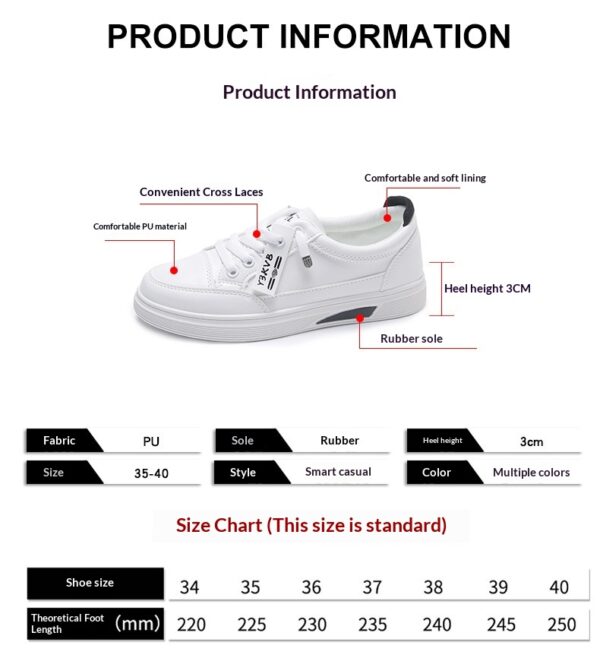 Student Athletic Running Leather-uppers Breathable Casual Shoes - Image 10