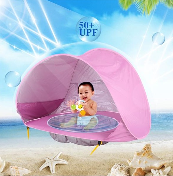 Baby Beach Tent Kids Outdoor Camping Easy Fold Up Waterproof  Up Sun Awning Tent UV-protecting - Image 3