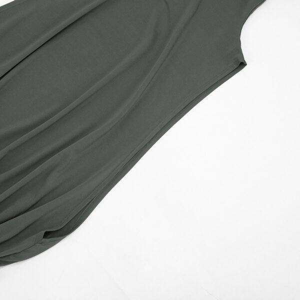Simple And Elegant Sleeveless Turtleneck Mini Dress For Women - Image 16