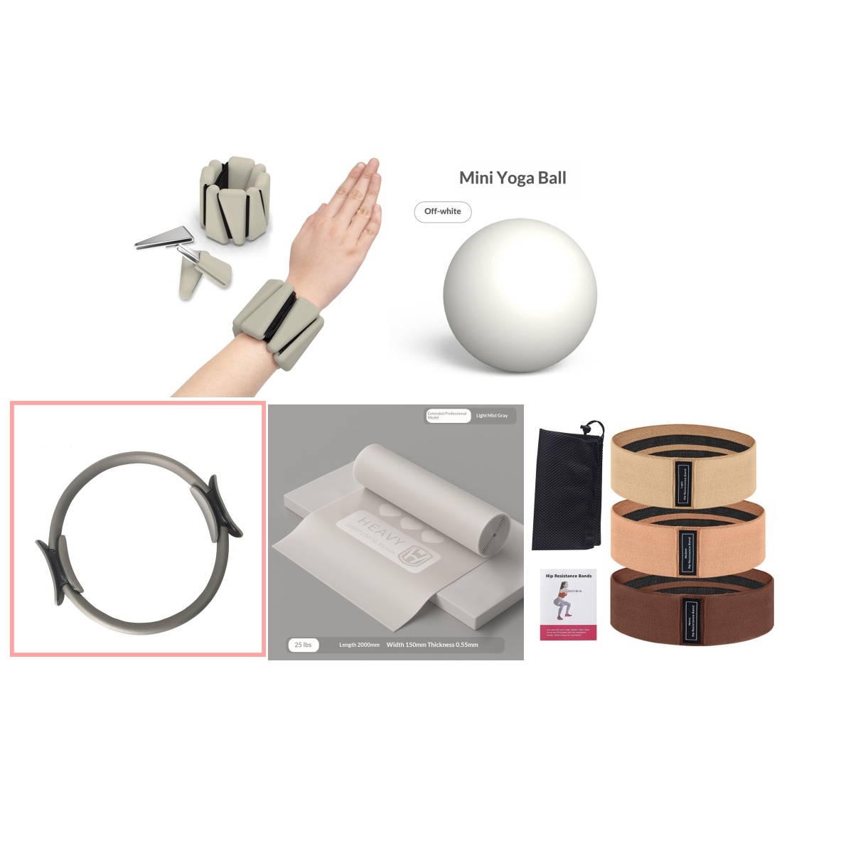 Yoga Fitness Pilates Ring Women Girls Circle Magic Dual Exercise Home Gym Workout Sports Lose Weight Body Resistance - Image 42