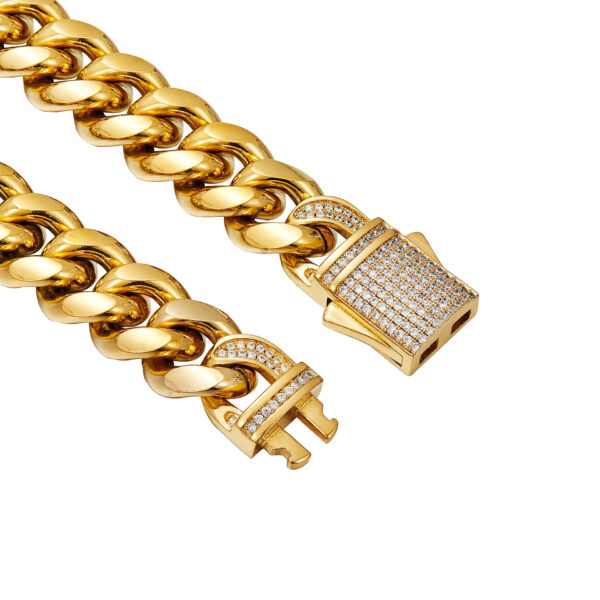 New Mens Necklace Stainless Steel Cuban Chain - Image 8