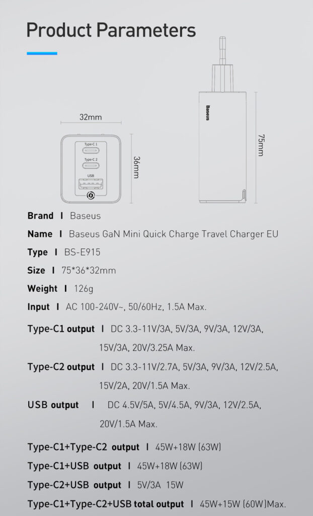 Fast mobile phone charger