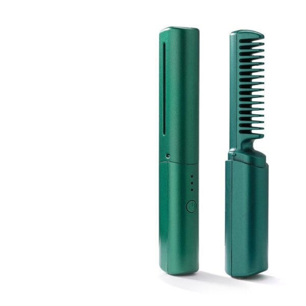 Professional Wireless Hair Straightener Curler Comb Fast Heating Negative Ion Straightening Curling Brush Hair Styling Tools - Image 25
