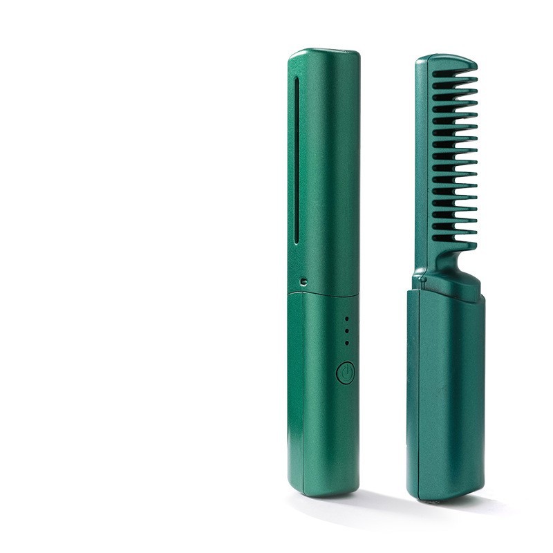 Professional Wireless Hair Straightener Curler Comb Fast Heating Negative Ion Straightening Curling Brush Hair Styling Tools - Image 25