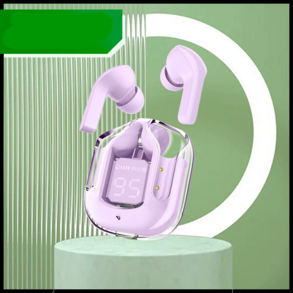 New Mini Transparent Wireless Bluetooth Headset Digital Display ENC Noise Reduction True Wireless Sports Music - Image 45