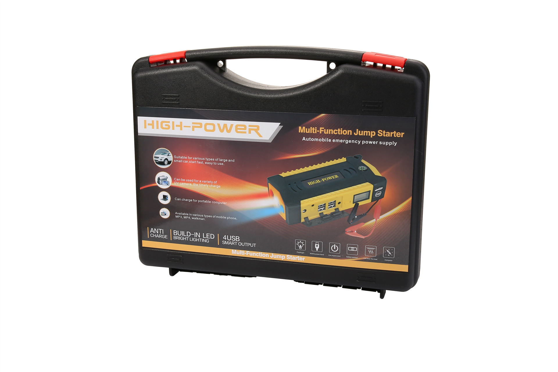 Multi-function car emergency start power supply 12V car ignition mobile power supply - Image 2