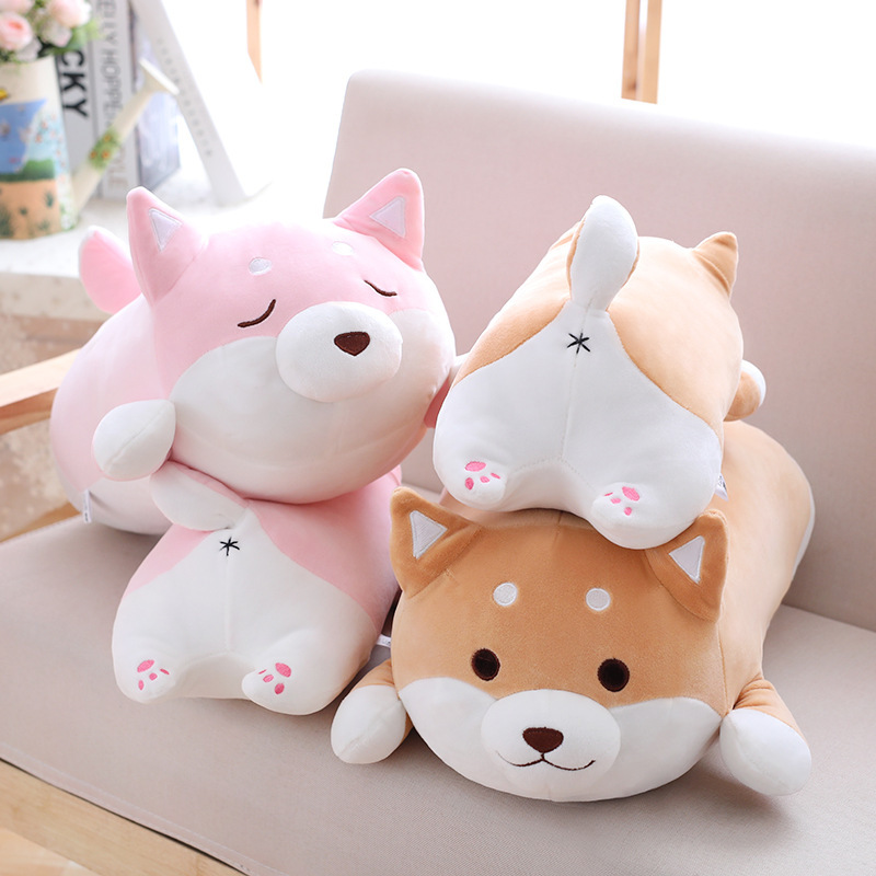 36cm 55cm Cute Fat Shiba Inu Dog Plush Toy Stuffed Soft Kawaii Animal Cartoon Pillow Lovely Gift For Kids Baby Children Gifts - Image 1