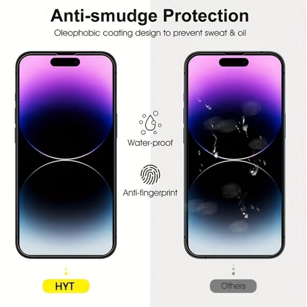8pcs HD Tempered Glass Screen Protection - For IPhone 14 15 16 Pro - 14 15 16 Pro Max - 17 Air - 16e - 14 15 16 Plus Protective Glass Film - Image 2