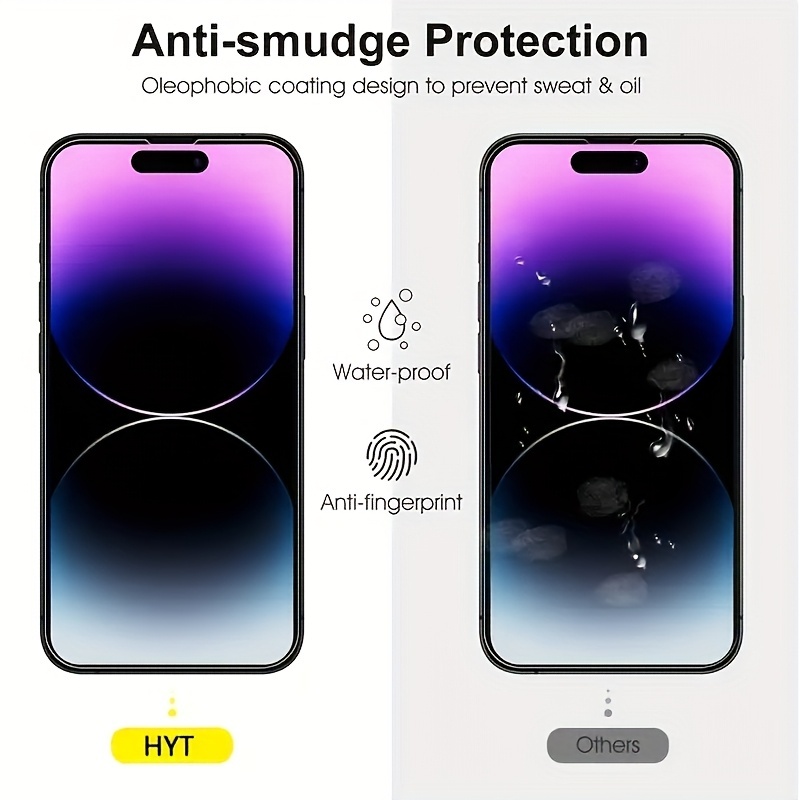 8pcs HD Tempered Glass Screen Protection - For IPhone 14 15 16 Pro - 14 15 16 Pro Max - 17 Air - 16e - 14 15 16 Plus Protective Glass Film - Image 2